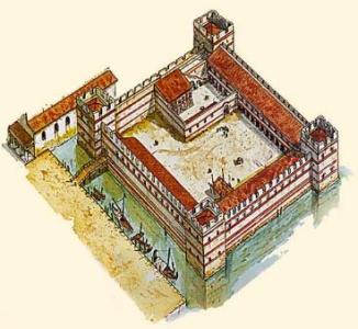 le palais au XIe si�cle 